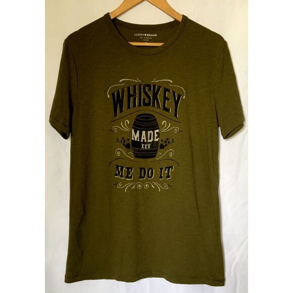 Lucky Brand Men's Lightweight Short Sleeve Graphic T-Shirt - Medium - Picture 1 of 3